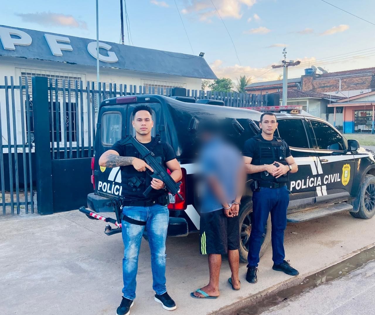 EM FERREIRA GOMES, POLÍCIA CIVIL CUMPRE MANDADO DE PRISÃO PREVENTIVA DE INDIVÍDUO ACUSADO PELA PRÁTICA DO CRIME DE HOMICÍDIO